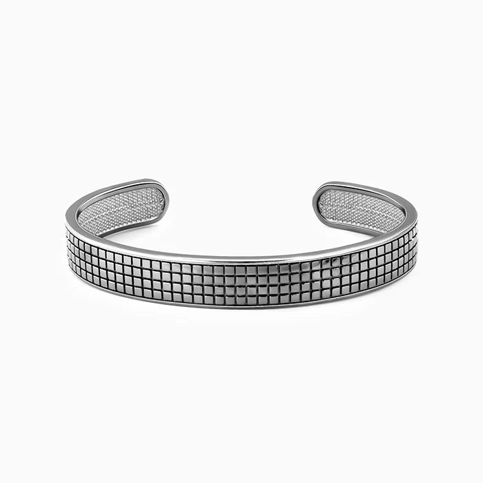 Black Rhodium Textured Kada