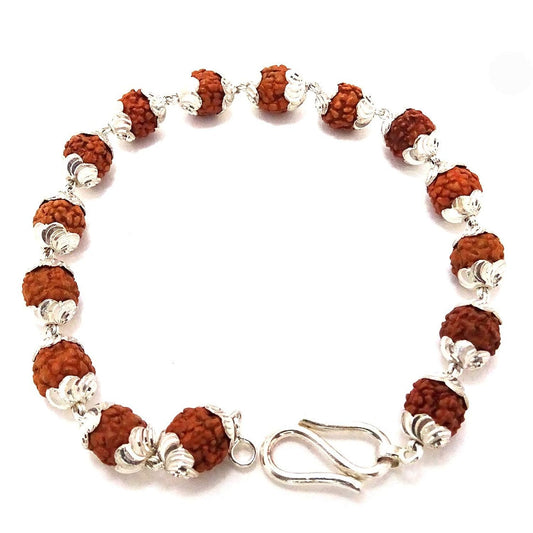 Silver Rudraksha Rakhi