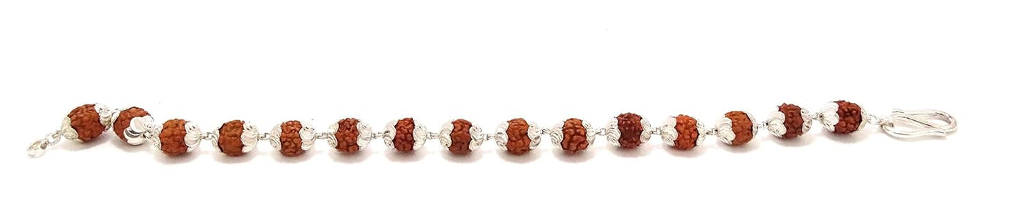 Silver Rudraksha Rakhi